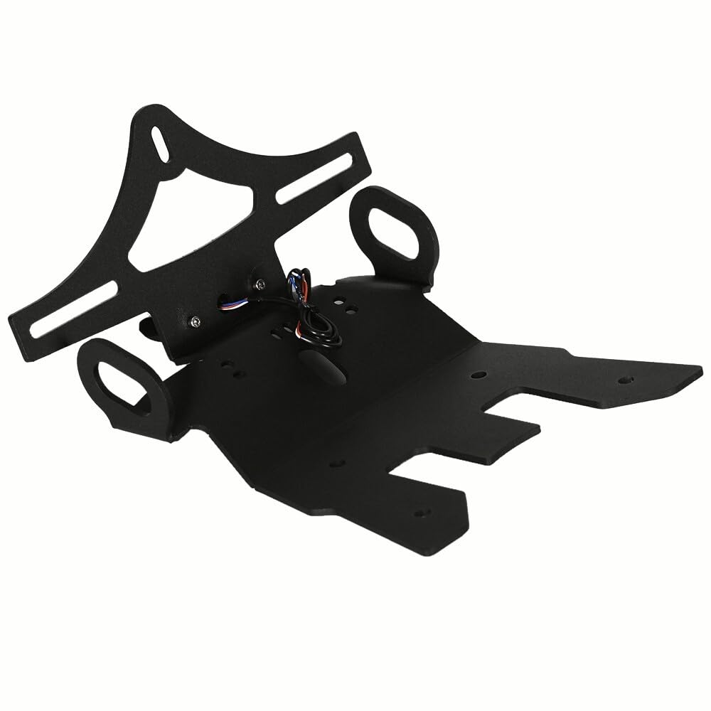 Kit de supports de plaque d'immatriculation pour CRF1100L Africa Twin/DCT 2020-2024 Africa Twin Adventure Sports ES/DCT 2020-2024 Kit de conversion arrière avec clignotant LED, éclairage de plaque