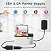 inShareplus 12V 2.5A 30W AC to DC Converter, 12 Volt Car Cigarette Lighter Adapter to Wall Outlet, 110V to 12V Power Supply for Car Devices (MP3, Fan, Dash Cam), 2 Pack