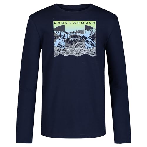 Image of Under Armour Boys' Long Sleeve Graphic T-Shirt, Lightweight & Breathable, Outdoor Collection