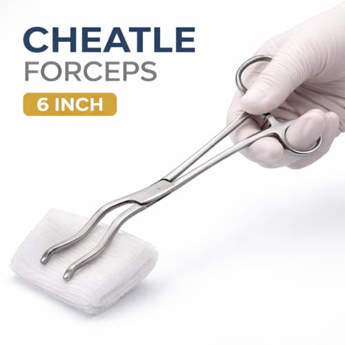 Image of Cheatle Forceps 6 Inch Stainless Steel | Dressing Forceps for OT, Hospital, Clinic & Medical Use