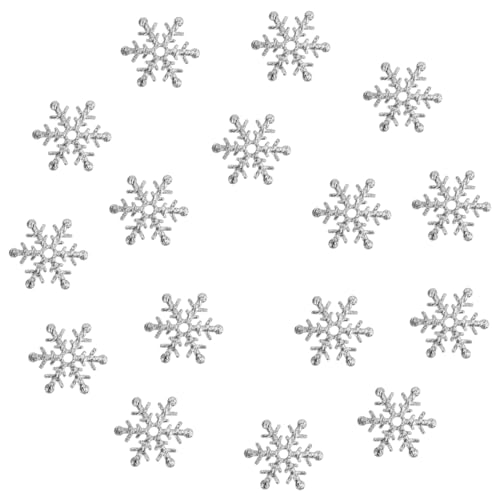 BAZEITFLOW 600 Piezas Confeti de de Plateados Decoración Festiva para Fiestas de Navidad Ambientación Creativa y Adornos para Mesas