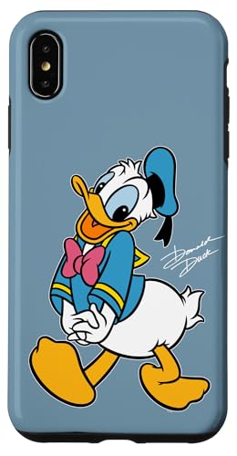 Image of Disney Donald Duck Retro Character Silly Pose Trip Matching Case for iPhone XS Max