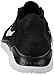 Nike Women's Free RN Flyknit Running Shoes, Black/White (Black Upper), 8