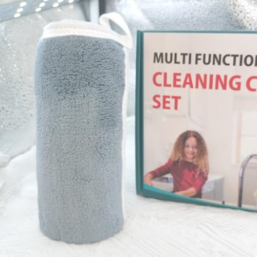 Image of 3-in-1 Premium Cleaning Kit, Wire Dishwashing Rags for Wet and Dry Non-Scratch Steel Wool Scrubber