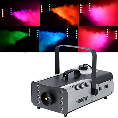 Tengchang 1500W Halloween Smoke Fog Machine 3in1 RGB Stage Fogger LED Stage Effect Remote DJ Show US