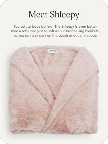 Image of UnHide Shleepy Faux Fur Robe - Lightweight, Soft Wearable Blanket - Polyester Faux Fur - Machine Washable