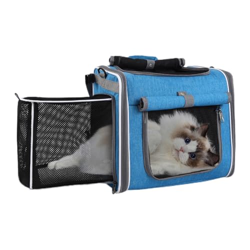 Bike Hundekorb - Haustiertrage für Fahrräder | Rucksack mit Belüftung, verstellbarer Transport, ideal für Spaziergänge und Reisen, Tragen von Hunden, großes Fassungsvermögen, stabiles Design