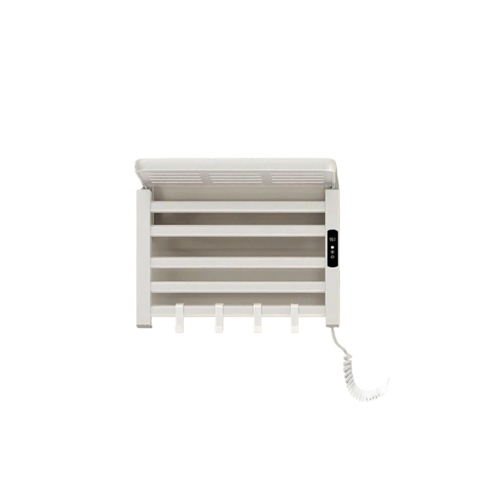 Sèche-serviettes électrique WiFi blanc tactile pour salle de bain