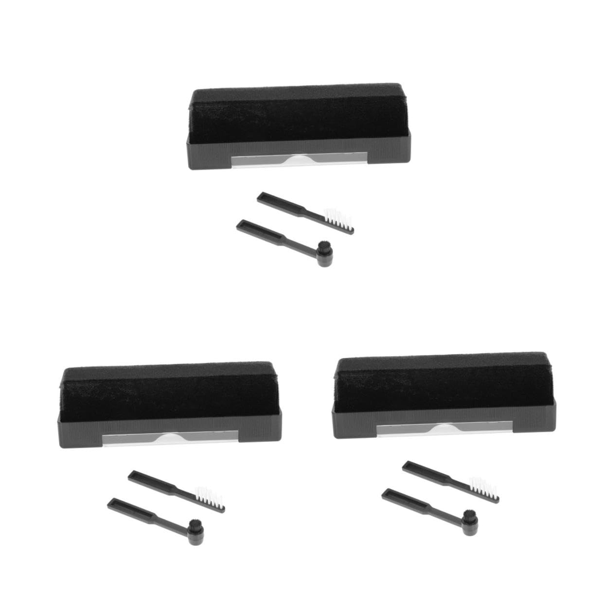 OSALADI 3sets Spazzola Per Pulizia Dischi in Vinile Antistatica Kit Completo Per Manutenzione e Del Giradischi Facile Da Usare e Pratico Compatibile Con Strumenti Musicali Rimuove Polvere