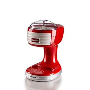 Ariete 76 Ice Crusher Party Time IJshakmolen, 30 W, afneembare ijshakmolen, roestvrijstalen messen, rood