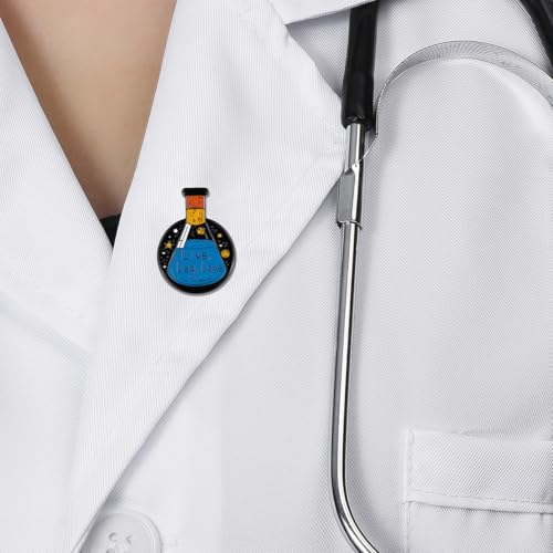 Image of Dr's gift Science Mouse Pins Brooch Lab Rat Doctor Pin Lapel Backpacks Badge Fun Biology Jewelry Gifts for Scientists Teachers Animal Researchers
