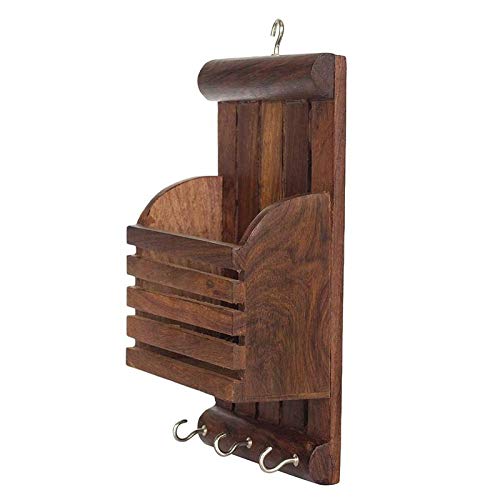 Sk Handicrafts Wooden Key Holder and Letter Holder Wall Décor Amazon