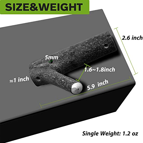 Firehook Wooden Gun Rack With Lock Hole, Gun Wall Mount For Rifles, Shotguns, Gun Racks For Wall With Wider Space, Natural Hardwood Gun Hooks For Bows Rifle,Gun Rack Wall Mount For Storage Display #TOP4