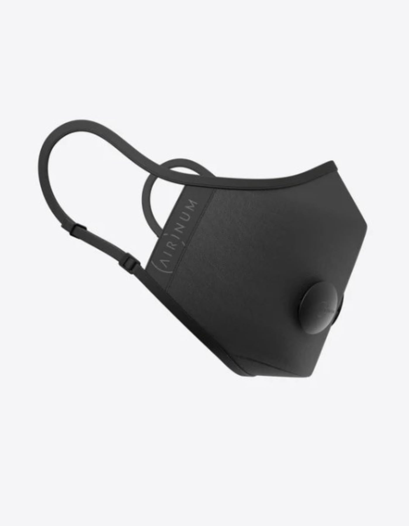 Airinum Urban Air Mask 2.0 , Masque anti-pollution, Masque de Protection Respiratoire Réutilisable et Ajustable Contre la Pollution Atmosphérique, les Allergènes et les Bactéries - Onyx Black L