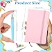 Sayglossy 25 Sets Small Notebook with Pen Bulk 5.6'' x 3.7'' Mini Notebooks and Pens Leather Pocket Journals A6 Ruled Notebooks for Business Work Travel Memos School Office Supplies(Macaron Colors)