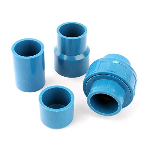 Buy Inner Dia. 25mm PVC Pipe Connectors Caps Union Connectors 25x32mm