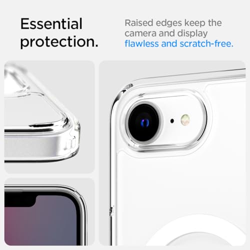 Image of Spigen for iPhone 17e / 16e Case, Ultra Hybrid MagFit [Anti-Yellowing] [Compatible with Magsafe] - Clear
