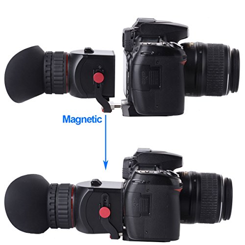 Sevenoak Sk-Vf Pro2 3.0X Magnification Lcd Screen Video Camera Viewfinder Magnifier With Flip-Up Eyepiece For Canon Eos, Nikon, Sony Alpha, Olympus, Pentax Dslr Cameras - Fits 3"-3.2" Screens #TOP4