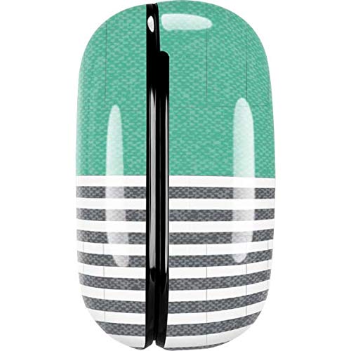 Skinit Decal Audio Skin Compatible with Galaxy Buds Pro Originally Designed Teal and Grey Stripes Design