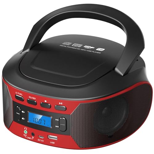 Boombox CD portable compacte pour écouter vos disques sans prise