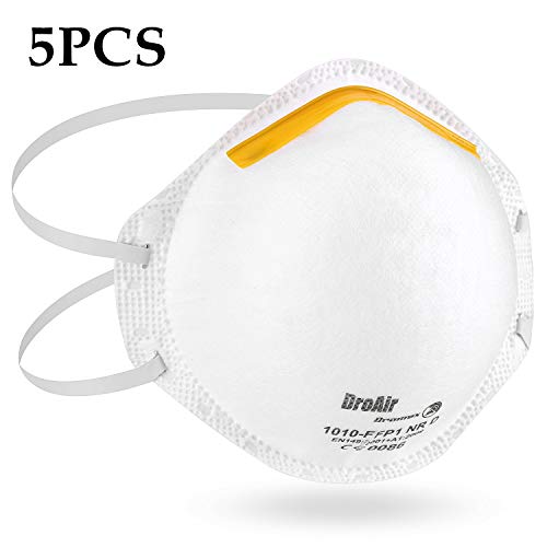 Preisvergleich Produktbild 5PCS FFP3 Anti Grippe Anti-nCoV-EMC Gesichtsmaske, Schleier, Wiederverwendbare Aktivkohlefilter Schwarze Mundschutzmaske (5PCS FFP1)
