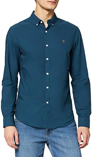 Brewer Slim Fit Cotton Oxford Shirt 