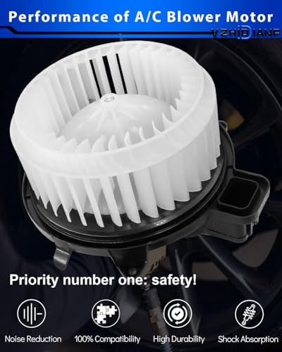 Image of HVAC AC Heater Blower Motor Fan for:-Ford Fusion 2010 2011 2012, for:-Lincoln MKZ 2010 2011 2012 10 11 12, for:-Mercury Milan 2010 2011, Replacement for OE 700270, 75874, 15-81732, PM9381