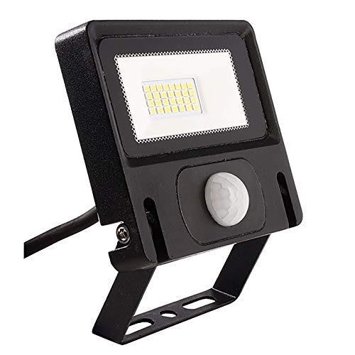 Faro LED 20 W con sensor de movimiento PIR luz seguridad puerta garaje IP65 230 V Cover