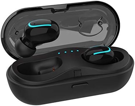 Wireless Earbuds, Touch Control Bluetooth 5.1 Headphones Built-in Microphone Noise Cancelling, IPX7 Waterproof Sport Earbuds, for iPhone Samsung Galaxy Fitness Earphone 48h Playtime(Upgraded Version)