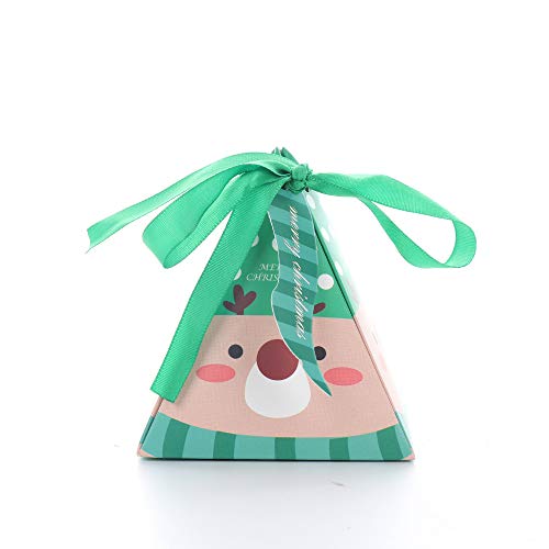 Alapaste Gift Boxes Set Of 30 Decorative Candy Boxes,Cookies, Goodies Christmas Candy Bags Santa Claus Reindeer Xmas Tree Gift Box Present Packaging For Festival Holiday New Year (Reindeer) #TOP2