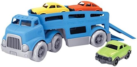 Green Toys Car Carrier, Blue - Pretend Play, Motor Skills, Kids T...