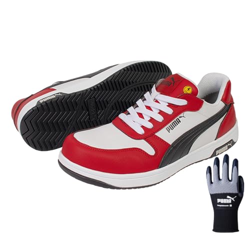 プーマ] 安全靴 フロントコート ローカット グリーン 27.0cm エア