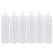 Produktbild Gosear 6pz 8oz Kunststoff Squeeze Condiment Flaschen Plastikflaschen Geldautomaten mit Caps für Grillmöglichkeiten Sauce Olivenöl Öl Ketchup Senf Mayo Hot Sauce Salat Dressing