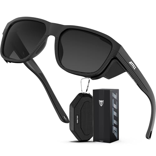 ATTCL Sports Polarised Sunglasses Mens Womens: UV400 Protection Lightweight TR90 Frame Sun Glasses for Fishing Golf Driving