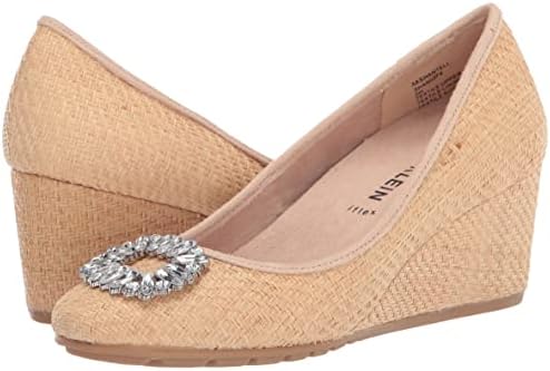 Anne Klein Women's Shantell Pump, Natural, 9 | Image 6