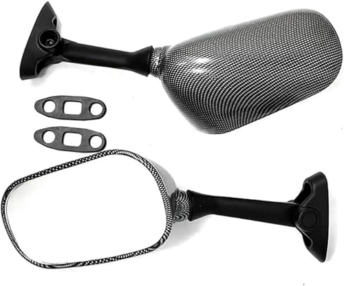 Espejos GSXR 600 y 750 retrovisores de carbono para rutas en moto