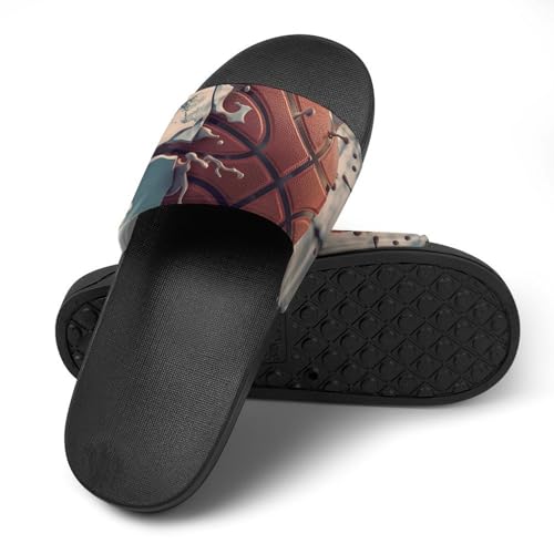 Sandales chaussons de maison slide et pantoufles de bain légères taille 37 - 6