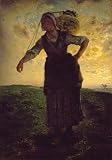 Peinture en tant que peintre bricolage peinture à l'huile peinture par numéros Kits peinture numérique pour enfants adultes 16X20 pouces Jean François Millet une femme de chambre normande à Gréville