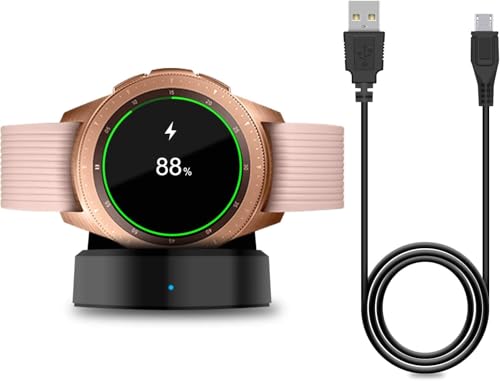 Image of GIANAC Charger for New Galaxy Watch 42mm /46mm, Upgraded Charging Cradle Dock for Samsung Galaxy Watch SM-R800 /R810 /R815 Smart Watch Charger