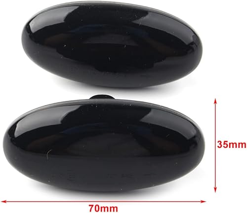 Miniatura 6 de Zhisheng - Conjunto de luz de marcador lateral delantero para automóvil Mazda 2 2011-2013, para Mazda 3 2004-2011, para Mazda 5 2006-2010, para