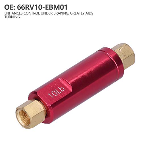 Residual Pressure Valve, 10Lb Residual Valve Residual Brake Pressure Check Valve Brake Proportioning Valve 66Rv10 Ebm01 Universal Parts For Race Cars Drifting 1964 70 Residual Brake Valve #TOP1