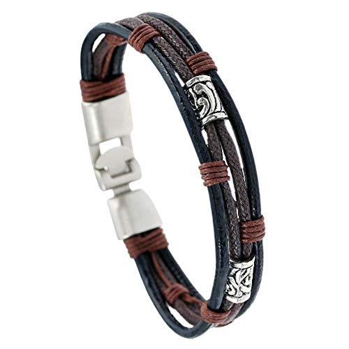 Fliyeong - Pulsera de nudo ajustable hecha a mano para hombre y mujer, creativa y útil Cover
