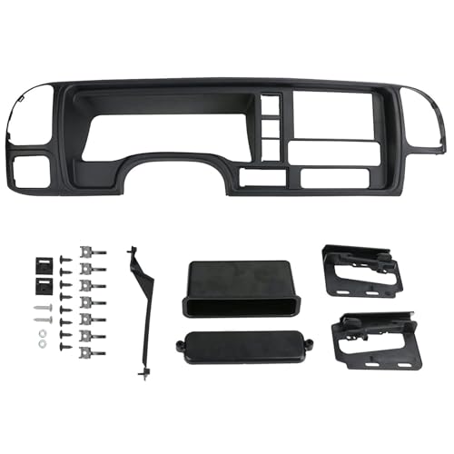 PACEWALKER Car Radio Stereo Dash Panel Kit DP-3003 Double Din Compatible with 1995-2002 for GM SUV/Truck Black