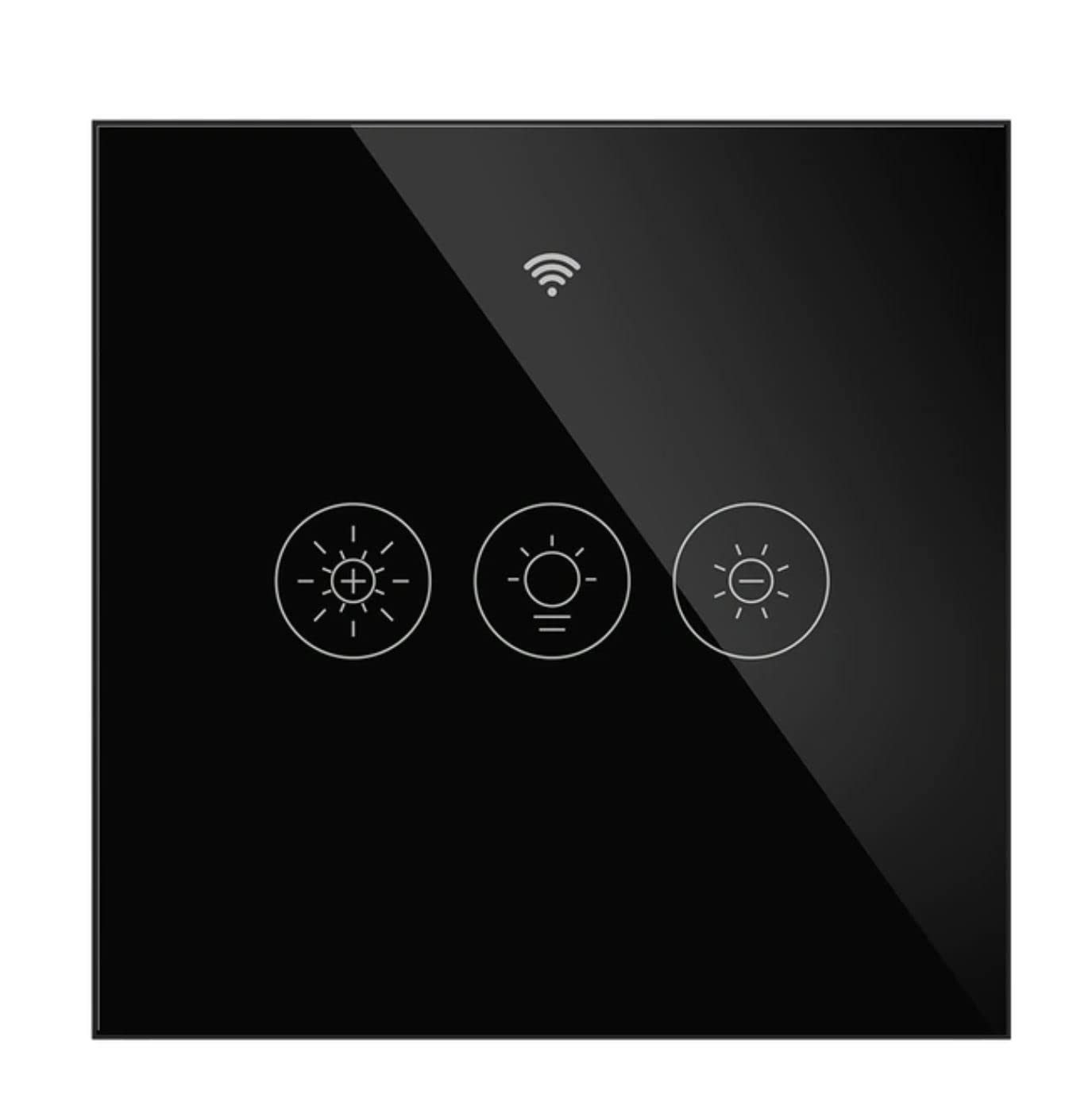 Eazyliv Smart SolutionsWiFi RF Light Dimmer Switch Life/Tuya APP Control Works with Alexa Google Voice Assistants (Black)