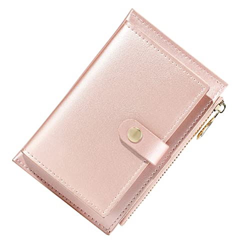 LIFKOME 1pc Female Creative Zipper Purse Wallet Pu Leather Card Holder Multiple Slots Lightweight and for Women for Cash and Cards