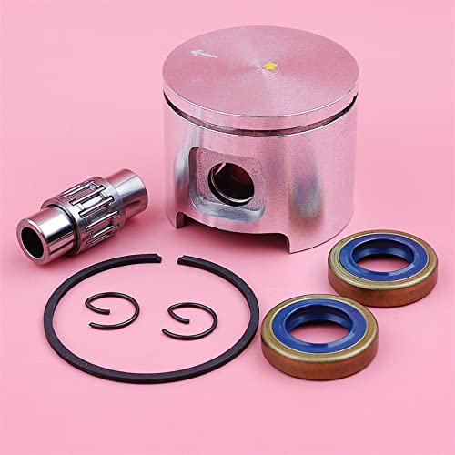 SEEDDFF 48 mm Kolbenringstift Sicherungsring-Kit passend for Husqvarna 61 Jonsered 630 Nadellager Öldichtung Benzin… – Bild 4