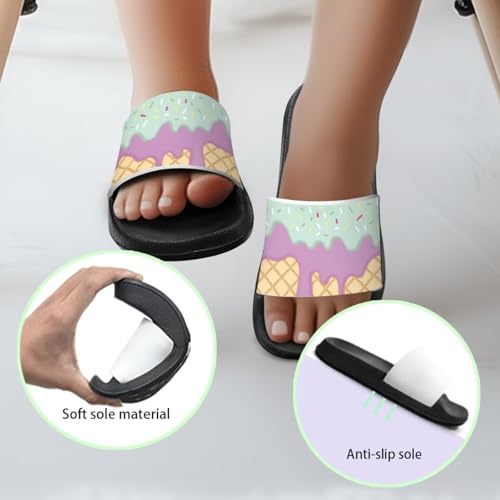 Image of Slides for Boys Girls Quick Drying Kids Slides Sandals Non-Slip