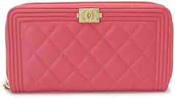 Amazon | [シャネル] 長財布 ラウンドファスナー ボーイシャネル