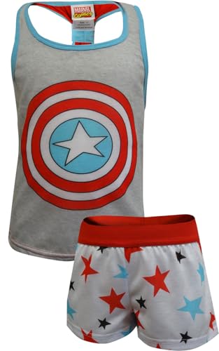 Marvel Comics Girls Comics Captain America Shortie Pajama
