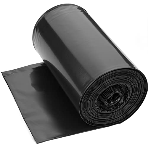 Image of WAIKAS Trash Bag 30 Gallon, 10 Count, Big Garbage Bags, No Flaps /Ties,Thickness, 78x88cm,33.5g /pc, Unscented, Black